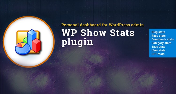 Personal WordPress dashboard - WP Show Stats WordPress plugin