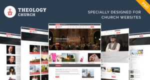 Free Church PSD Template