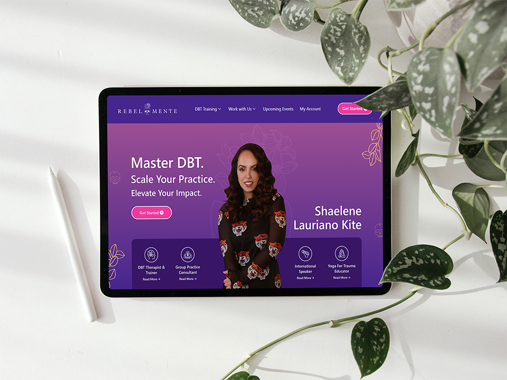 Rebel-Mente WordPress Project Desktop