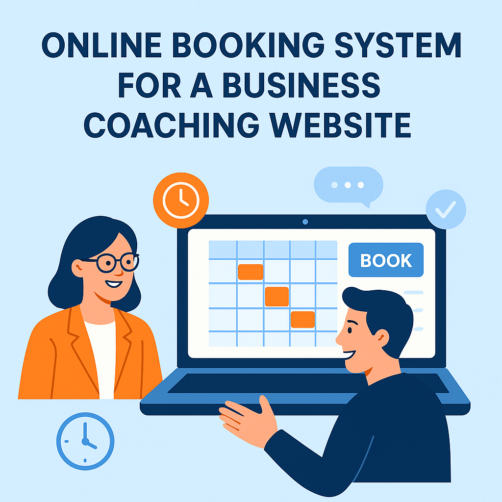 Power of Online Booking System for a Business Coaching Website